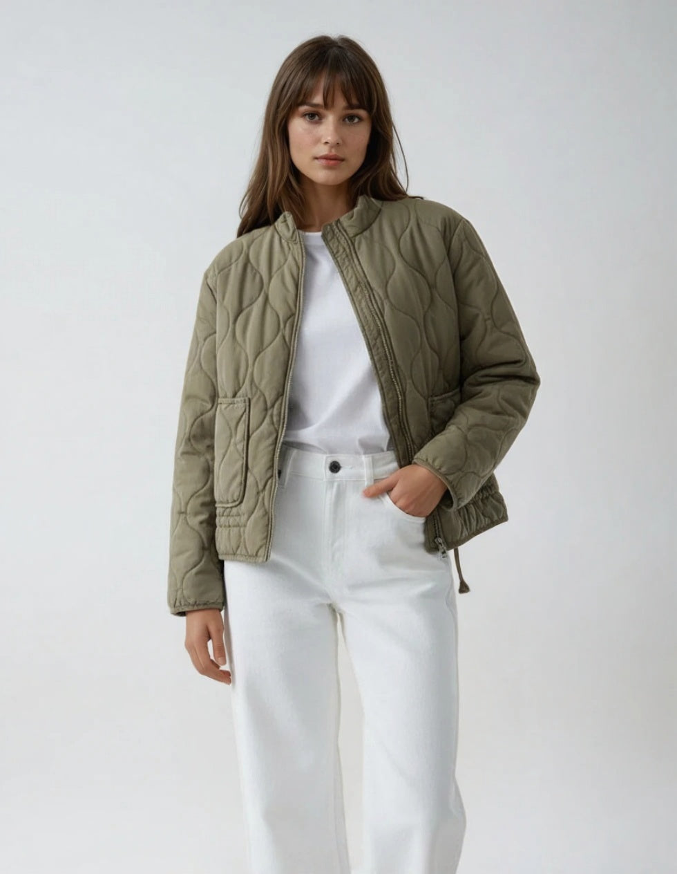 Women’s Quilted Cotton Jacket – Vintage Chic 2025 - Jornélla