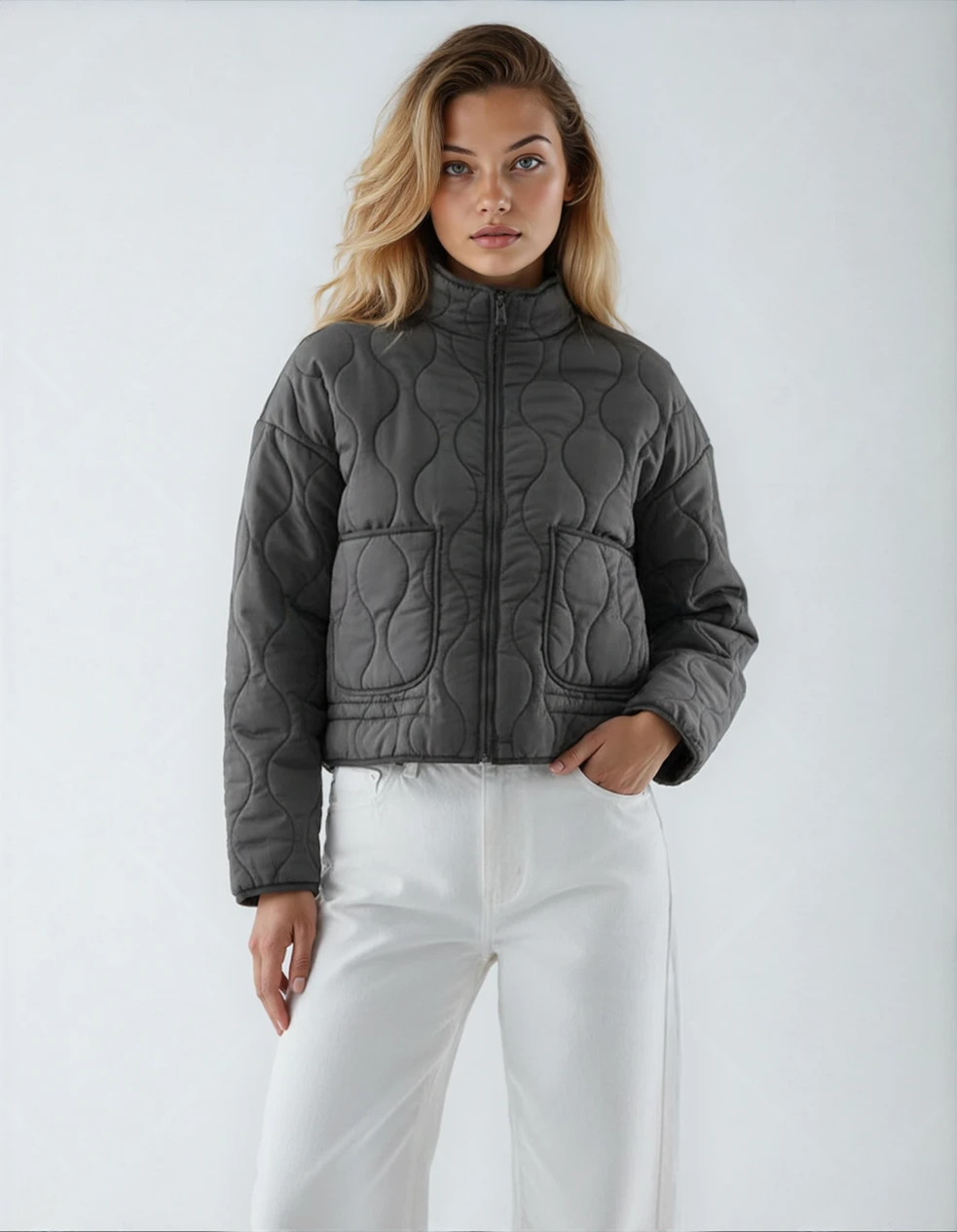 Women’s Quilted Cotton Jacket – Vintage Chic 2025 - Jornélla