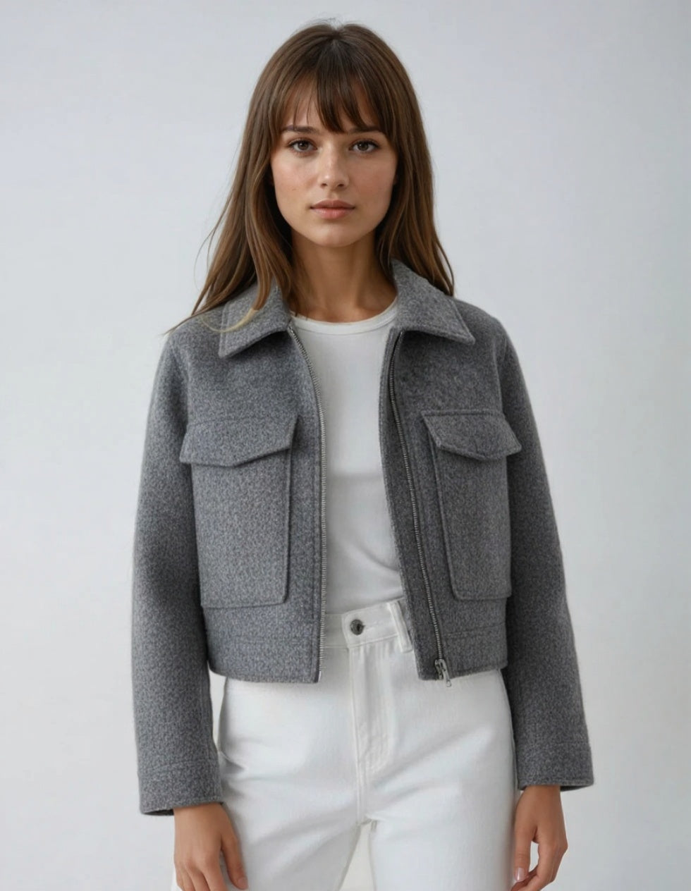 Tweed Cropped Jacket - Jornélla