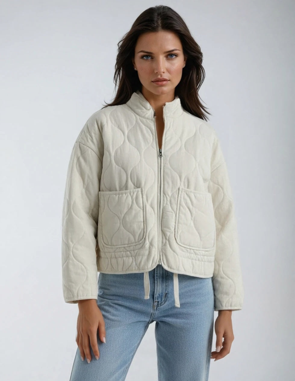 Women’s Quilted Cotton Jacket – Vintage Chic 2025 - Jornélla