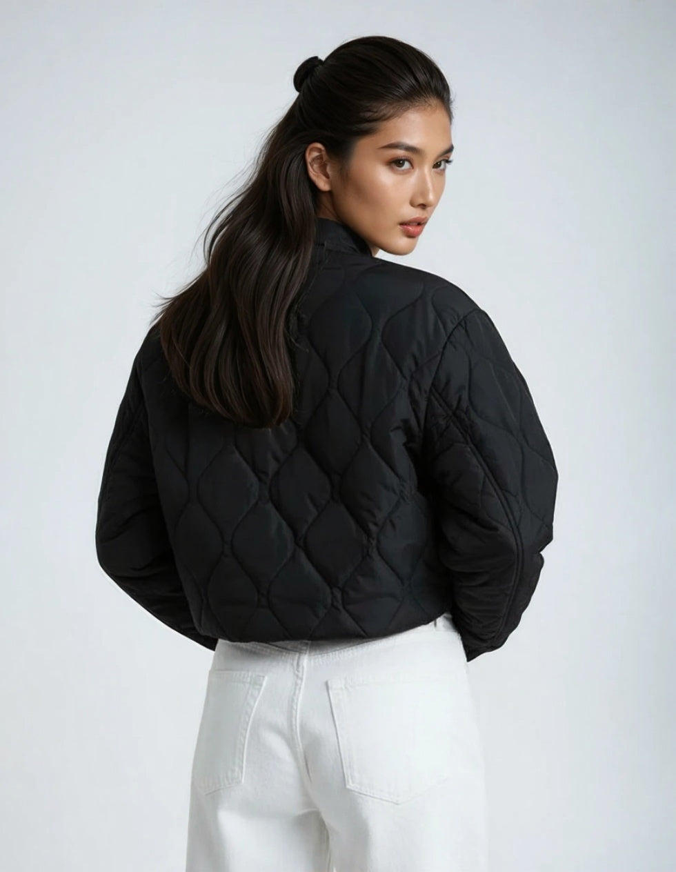 Women’s Quilted Cotton Jacket – Vintage Chic 2025 - Jornélla